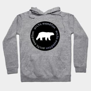 arctic expedition,polar bear Hoodie